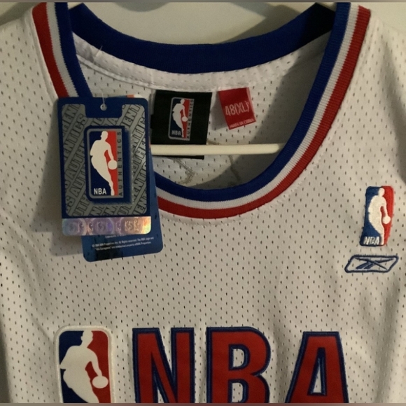 Michael Jordan 2003 NBA Throwback All Star Game Jersey Men XL Washington Wizards - Picture 7 of 14